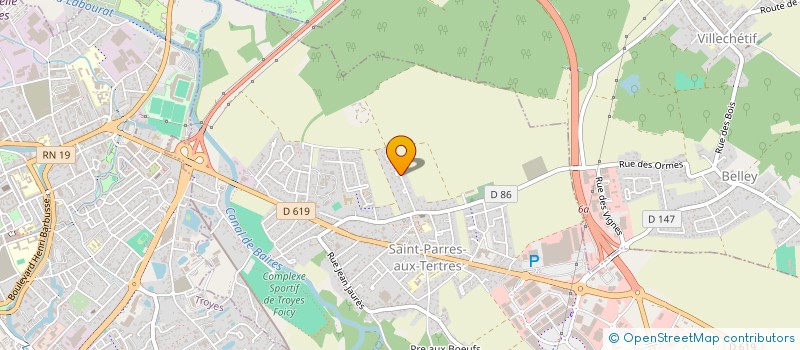 localisation de l'entreprise MONSIEUR DIEGO RODRIGUEZ  SAINT-PARRES-AUX-TERTRES