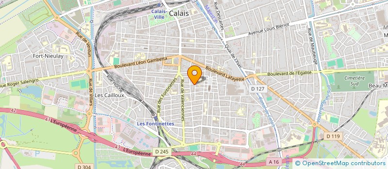 localisation de l'entreprise MONSIEUR DIEGO RUSSO  CALAIS