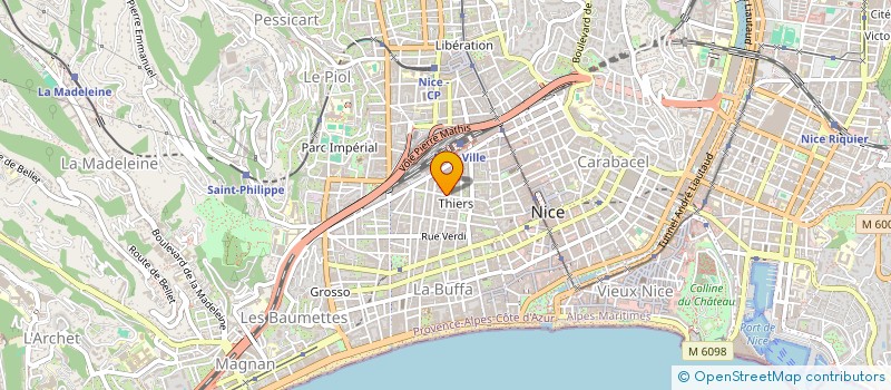 localisation de l'entreprise MONSIEUR DIEGO SELVI à NICE