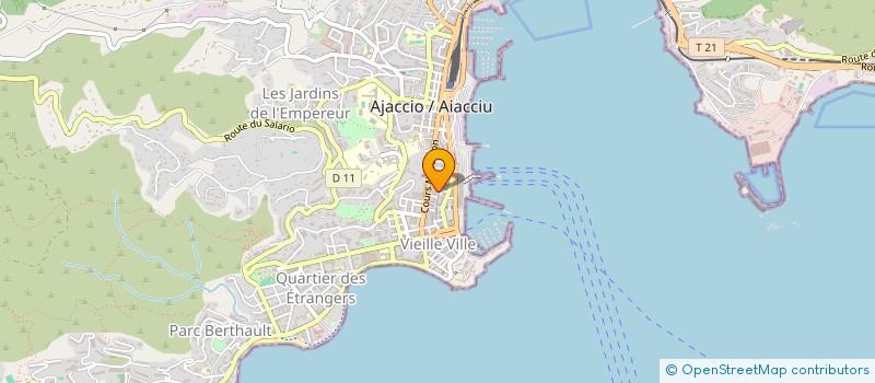 localisation de l'entreprise MONSIEUR DIEGO SERRA à AJACCIO