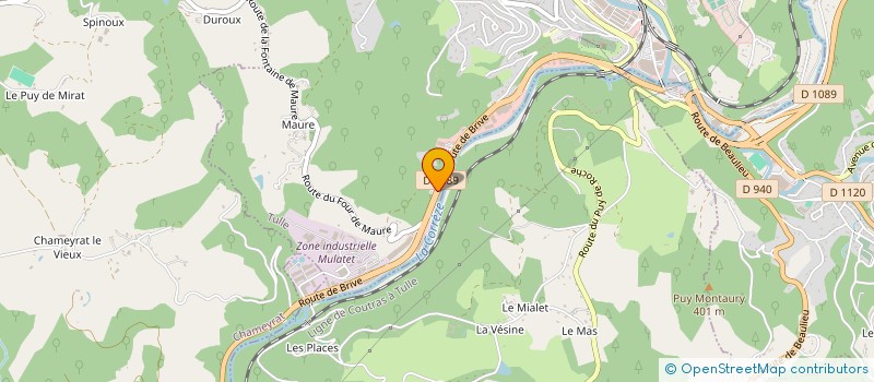 localisation de l'entreprise MONSIEUR DIEGO SOLANO TRUJILLO  TULLE