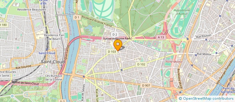 localisation de l'entreprise MONSIEUR DIEGO VINCHON DESPODT à BOULOGNE-BILLANCOURT