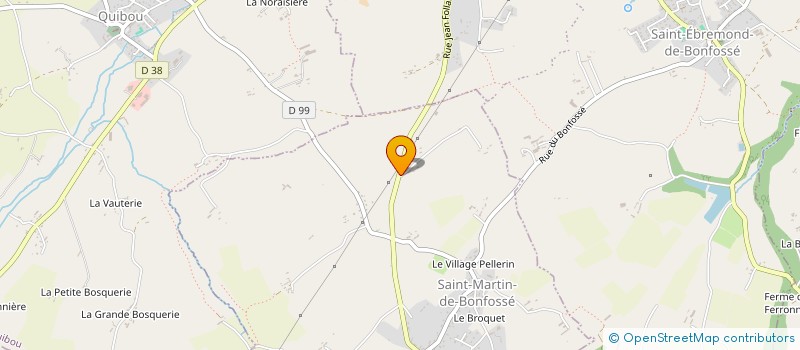 localisation de l'entreprise MONSIEUR DIEGO VOISIN  SAINT-MARTIN-DE-BONFOSSE