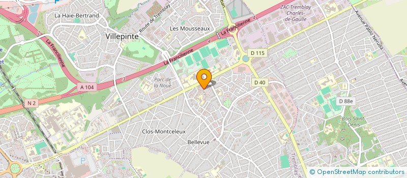 localisation de l'entreprise MONSIEUR DIEGUE SOUKOUNA à VILLEPINTE