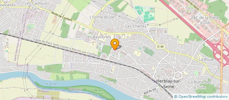 localisation de l'entreprise MONSIEUR DIEIDY SOUMARE  HERBLAY-SUR-SEINE