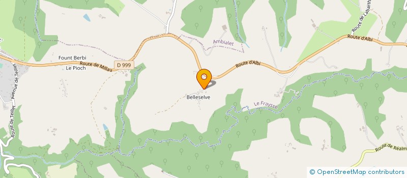 localisation de l'entreprise MONSIEUR DIELA SHANGO LOWANGO  LE FRAYSSE