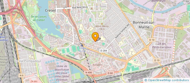 localisation de l'entreprise MONSIEUR DIELILOU KABRE  CRETEIL