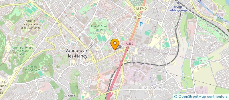 localisation de l'entreprise MONSIEUR DIENAMACK DIOUF  VANDUVRE-LES-NANCY