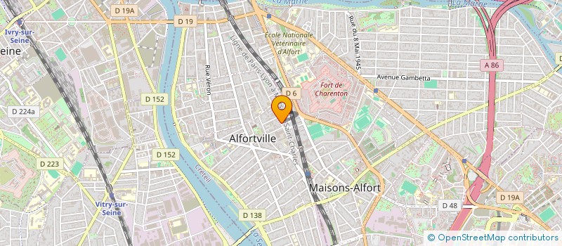 localisation de l'entreprise MONSIEUR DIERIBA BERETE à ALFORTVILLE