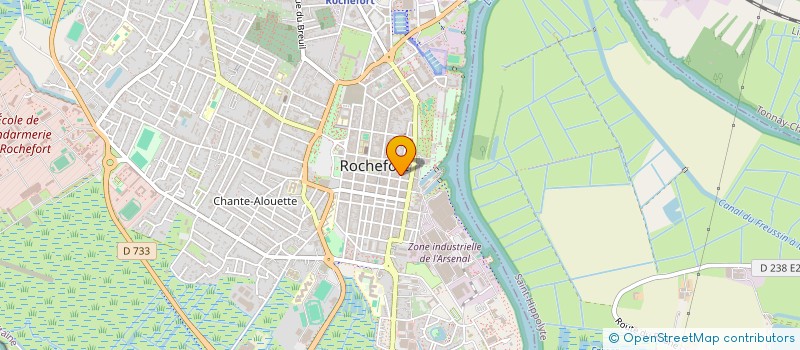 localisation de l'entreprise MONSIEUR DIETER BIROCHEAU  ROCHEFORT