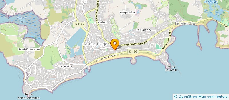 localisation de l'entreprise MONSIEUR DIETER HAARMANN  CARNAC