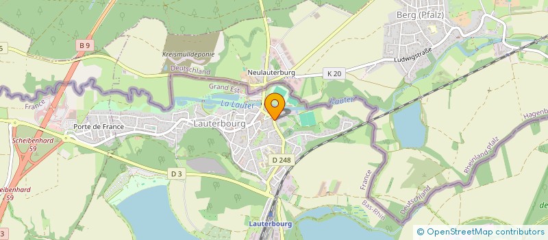 localisation de l'entreprise MONSIEUR DIETER JUNG  LAUTERBOURG