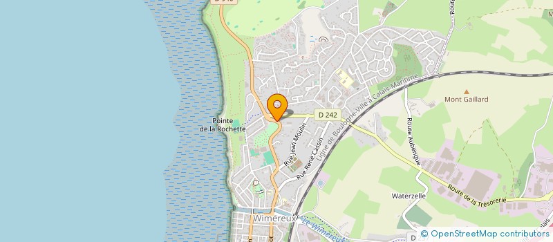 localisation de l'entreprise MONSIEUR DIETMAR BOHNE  WIMEREUX