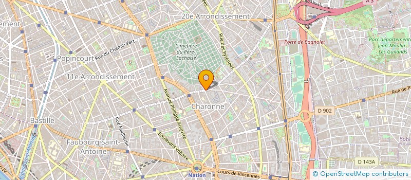 localisation de l'entreprise MONSIEUR DIETRICH LAFFERTY  PARIS