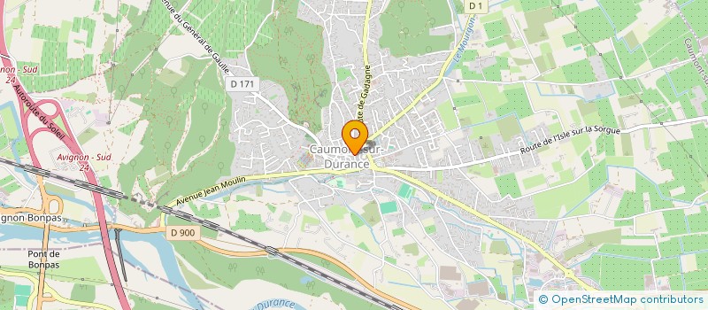 localisation de l'entreprise MONSIEUR DIETRICH MANNEL  CAUMONT-SUR-DURANCE