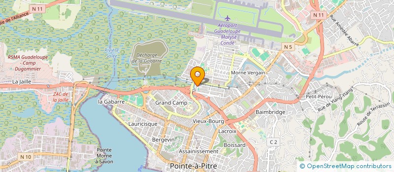 localisation de l'entreprise MONSIEUR DIETRICH MENNOCH  LES ABYMES