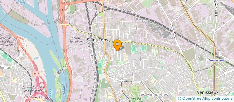 localisation de l'entreprise MONSIEUR DIETRICH PERLET  SAINT-FONS