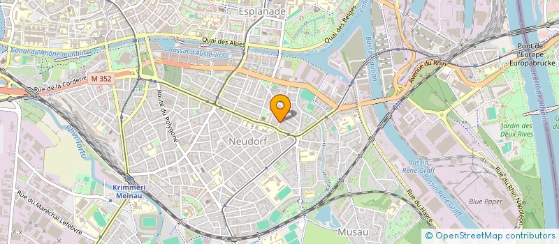 localisation de l'entreprise MONSIEUR DIETRICH THOFEHRN VALENZUELA à STRASBOURG