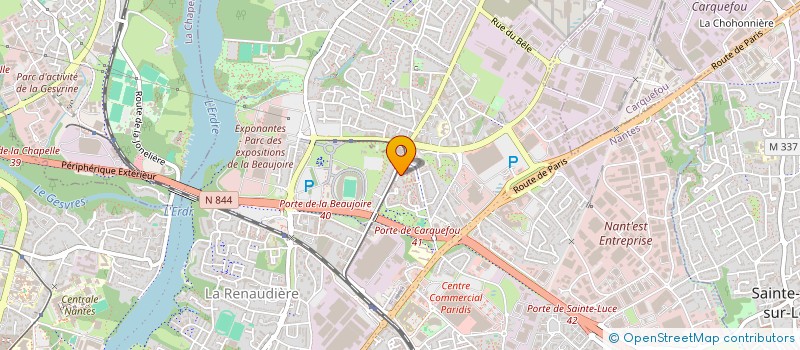 localisation de l'entreprise MONSIEUR DIETRICK PEDOUX MEKAM  NANTES