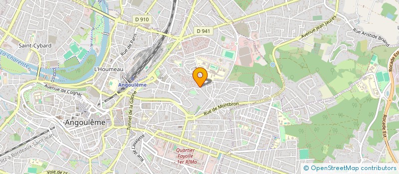 localisation de l'entreprise MONSIEUR DIEU DONNE CHARDEY à ANGOULEME