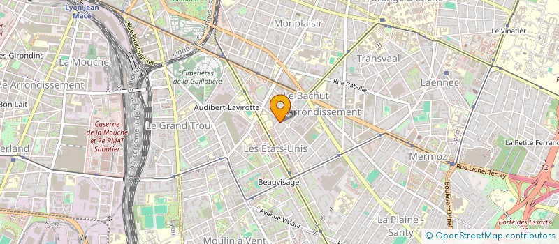 localisation de l'entreprise MONSIEUR DIEU MERCI IMAKO-NDAMBALA  LYON