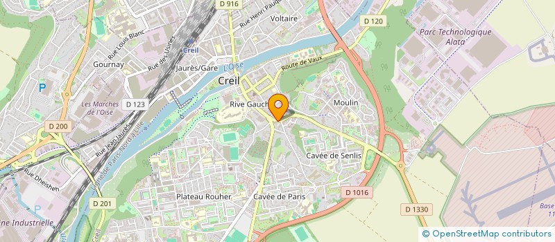 localisation de l'entreprise MONSIEUR DIEU MERCI KIALA NIANGI  CREIL