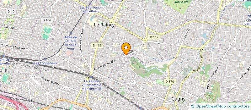 localisation de l'entreprise MONSIEUR DIEU-NEL DORVIL à LE RAINCY