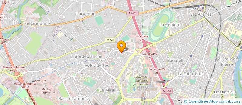 localisation de l'entreprise MONSIEUR DIEUDONNE BELADE VICKOLAS  TOULOUSE