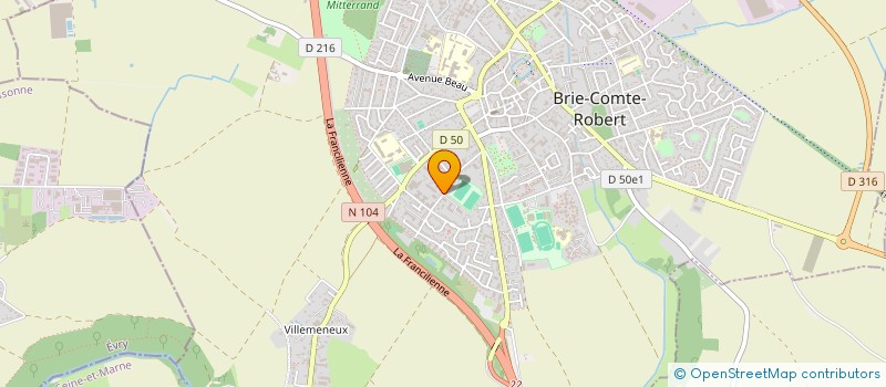 localisation de l'entreprise MONSIEUR DIEUDONNE FONGTENDOP ZOSSIE  BRIE-COMTE-ROBERT