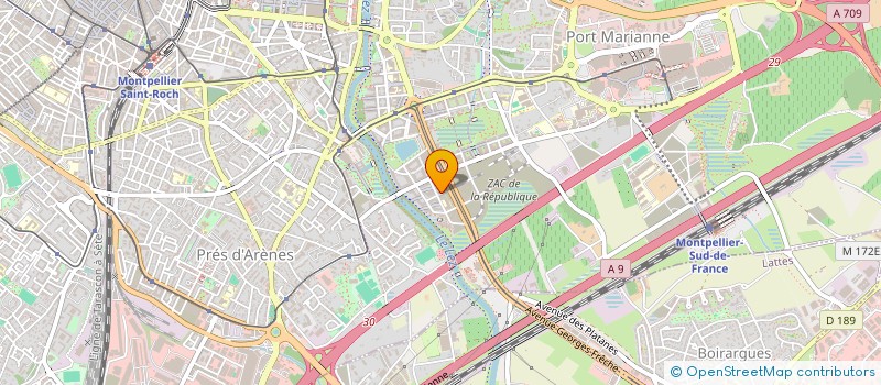 localisation de l'entreprise MONSIEUR DIEUDONNE MOMO TAMOGOU à MONTPELLIER