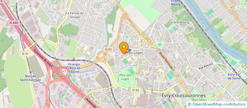 localisation de l'entreprise MONSIEUR DIEUDONNE MVUEH MAYA  EVRY-COURCOURONNES