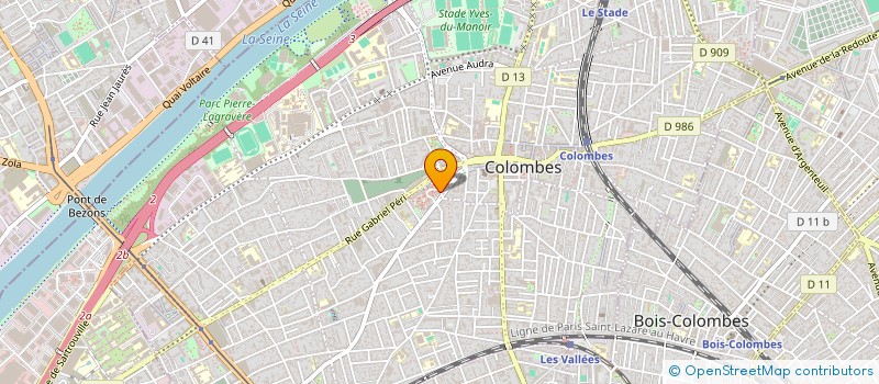 localisation de l'entreprise MONSIEUR DIEUDONNE NFON EBONGUE  COLOMBES