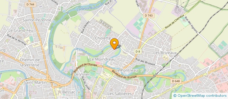 localisation de l'entreprise MONSIEUR DIEUDONNE NGUEMADJI  NIORT