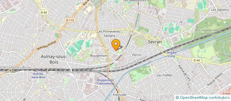 localisation de l'entreprise MONSIEUR DIEUROY FLEURMOND à SEVRAN