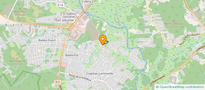 localisation de l'entreprise MONSIEUR DIEUVERSON MEDECIN  MATOURY