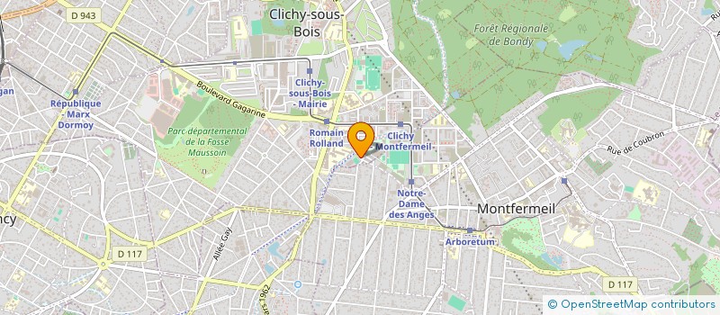 localisation de l'entreprise MONSIEUR DIEYDY FOFANA à CLICHY-SOUS-BOIS