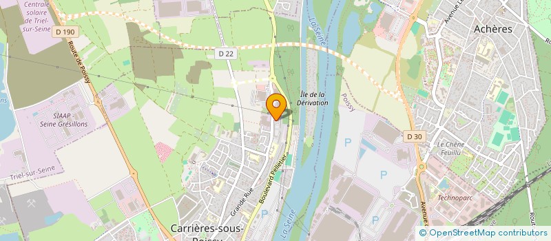 localisation de l'entreprise MONSIEUR DIGBEU GNAZALE  CARRIERES-SOUS-POISSY