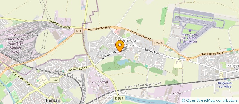 localisation de l'entreprise MONSIEUR DIHAN HEWA SILIYANGE  BERNES-SUR-OISE