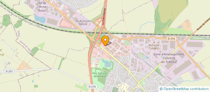 localisation de l'entreprise MONSIEUR DIKENSON NEMORIN  BRIE-COMTE-ROBERT