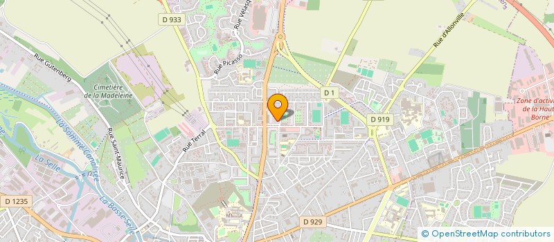 localisation de l'entreprise MONSIEUR DIKRAN GLOVER  AMIENS