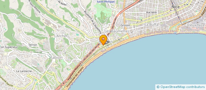 localisation de l'entreprise MONSIEUR DIKRAN GUDENYAN à NICE