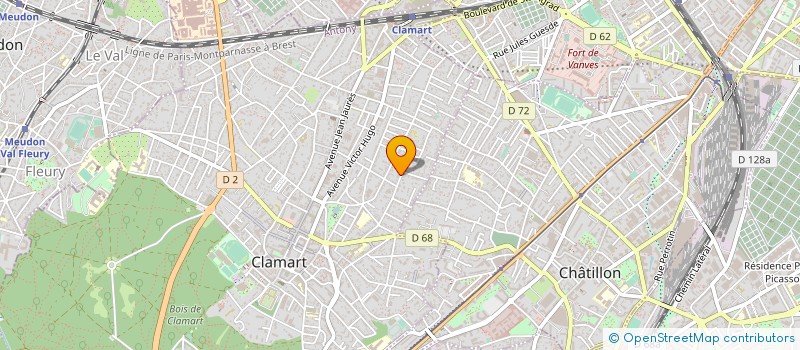 localisation de l'entreprise MONSIEUR DIKRAN KARAKOC  CLAMART