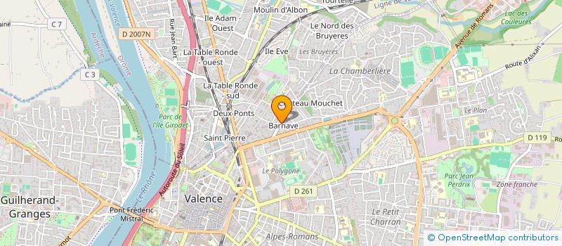 localisation de l'entreprise MONSIEUR DIKRAN KARGHAYAN  BOURG LES VALENCE
