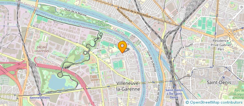 localisation de l'entreprise MONSIEUR DIKUAN BENTOLILA à VILLENEUVE-LA-GARENNE