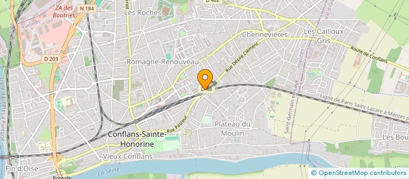 localisation de l'entreprise MONSIEUR DIL ALOKOZAI  CONFLANS-SAINTE-HONORINE
