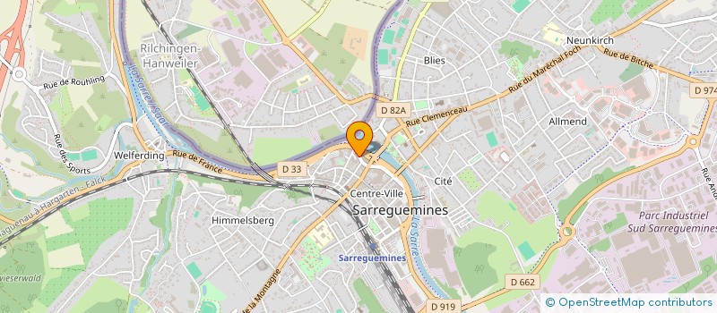 localisation de l'entreprise MONSIEUR DILAN AKKULAK  SARREGUEMINES