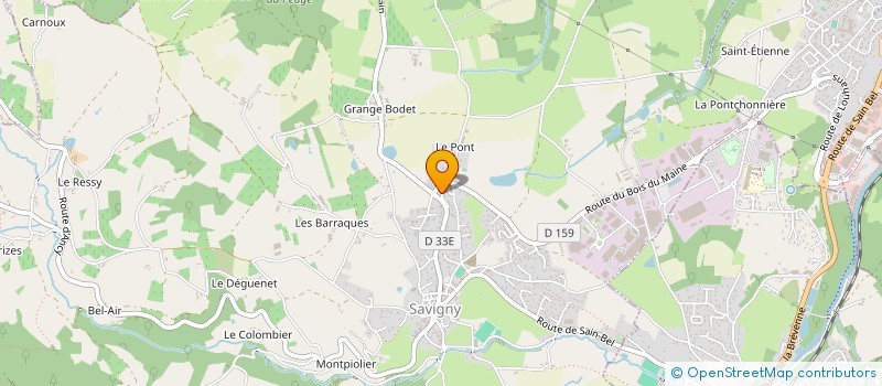 localisation de l'entreprise MONSIEUR DILAN GRANAL  SAVIGNY