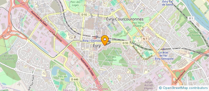 localisation de l'entreprise MONSIEUR DILAN KARUNAGODA  EVRY-COURCOURONNES