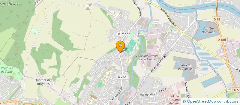 localisation de l'entreprise MONSIEUR DILAN MERAL  CHAVANOZ