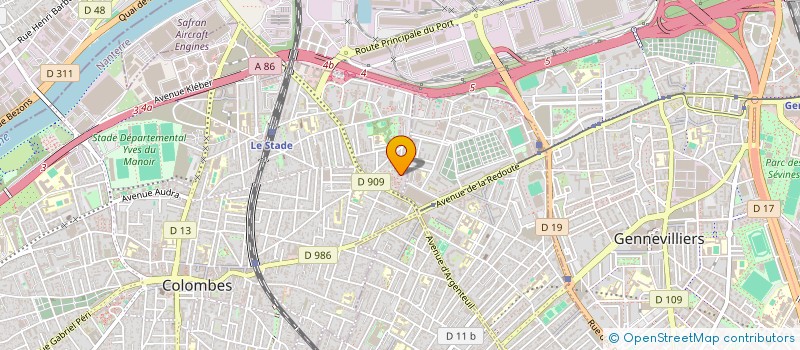 localisation de l'entreprise MONSIEUR DILAN MOILIME à COLOMBES